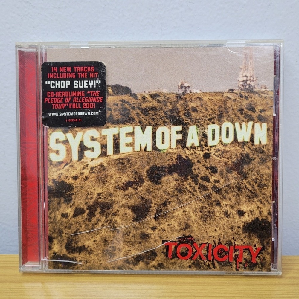 Toxicity by System of a Down CD 2001 Sony Music Hype Sticker